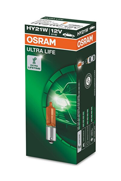 Osram Bec HY21W semnalizator 12V 21W BAW9s ULTRA LIFE 64137ULT, comanda minim...