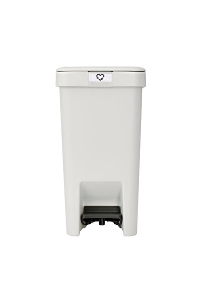 Brabantia StepUp Pedal Bin 1008476, 10 l, -friendly materials, Large opening, Light grey