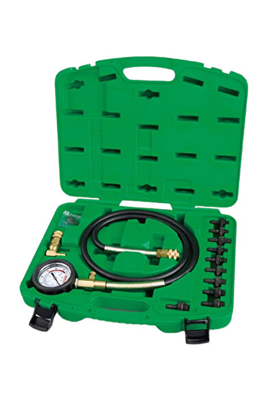 TOPTUL Trusa JGAI1204, testare presiune ulei motor, indicator 0-10 bar, furtun 130 cm, cutie depozit