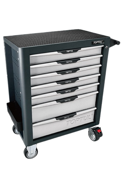 TOPTUL Dulap echipat pentru scule cu 7 sertare GV27909, cu roti pentru deplas...