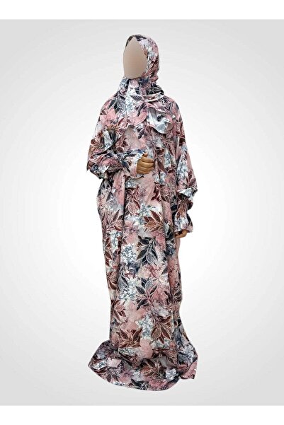 AL-HRAER غطاء صلاة كويتي لون بودرة