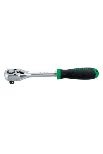 TOPTUL CJBM1220 reversible ratchet, quick release, 72 teeth, 3/8 inch square drive