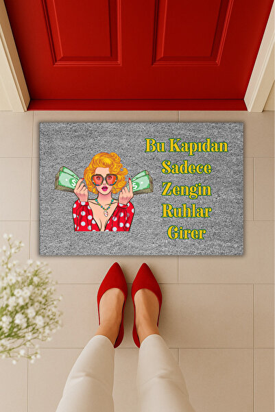 Dormot Yüksek Kaliteli Modern Dijital Baskı-Pop Art Zengin Ruhlara Özel Paspa...