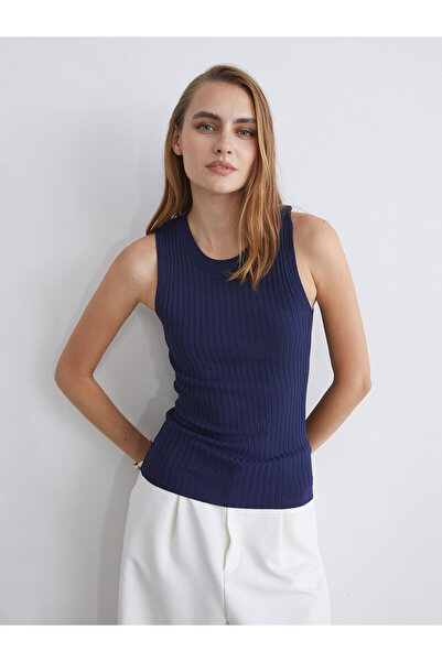 LC Waikiki Peak Yeni Sezon Bisiklet Yaka Kadın Triko Atlet