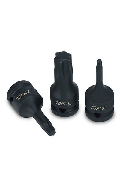 TOPTUL KADA1650 socket impact bit, 1/2 inch square drive, T50 torx profile, length 6