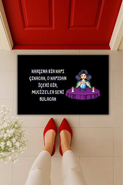 Dormot Yükse Kaliteli Modern Dijital Baskı-Mucizeler Seni Bulacak Paspas 70x4...