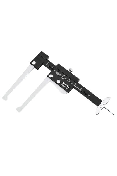 TOPTUL JEEF0160 brake disc and tire tread depth gauge, measuring capacity