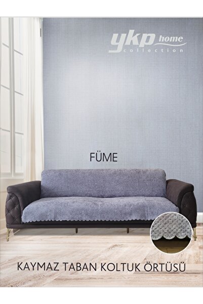 YKP HOME Kaydırmaz Tabanlı Kadife Koltuk Örtüsü | Koltuk Koruyucu | Koltuk Kı...