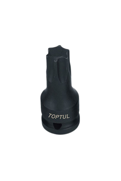 TOPTUL KADA1650 socket impact bit, 1/2 inch square drive, T50 torx profile, length 6