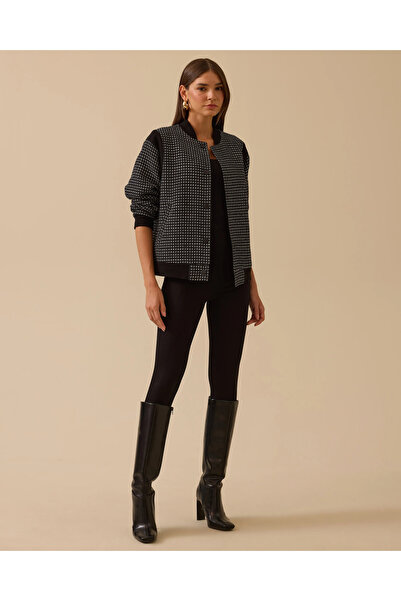 SEÇİL Μαύρο μπουφάν Seçil Bomber -242110040