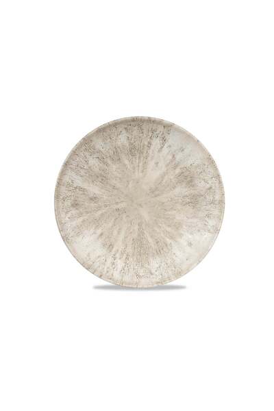 CHURCHILL Stone Agate Grey Evolve Coupe Plate – 22cm Round, Ceramic