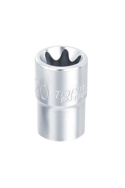 TOPTUL BAED1610 TOPTUL socket wrench, 1/2 inch square drive, star profile, E10 spanner size, long