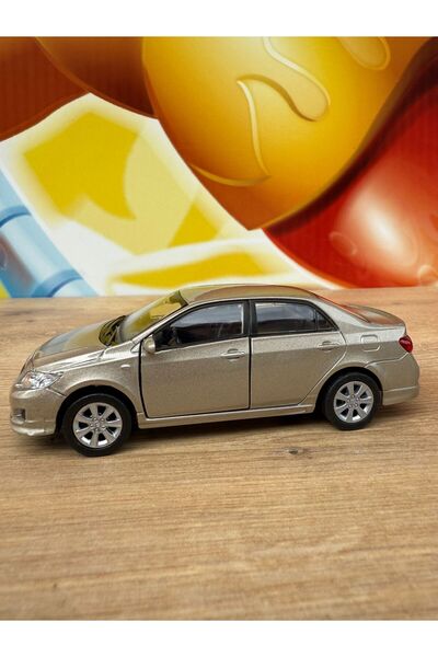 scntoys Welly Toyota Corolla 1/36 Scale 12cm Diecast Model Car 2009 Model Toyota Corolla Honey Color Toy