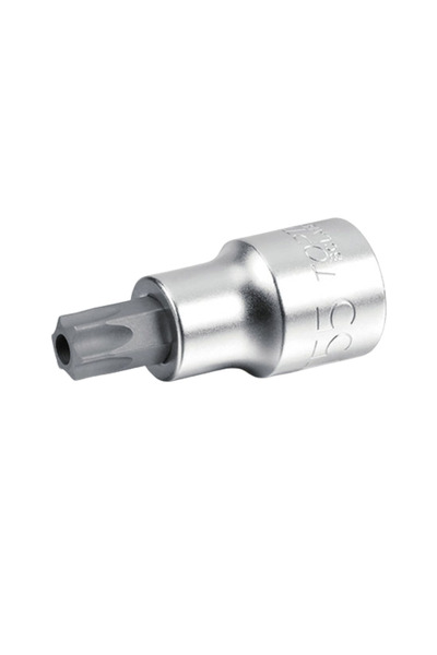 TOPTUL BCLA0830 socket bit, T30 star profile, 1/4 inch drive, 37 mm length, chrome vanadium