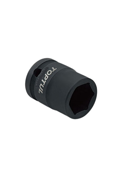 TOPTUL KABA1617 impact socket wrench, 1/2 inch square drive, hexagonal profile, wrench opening
