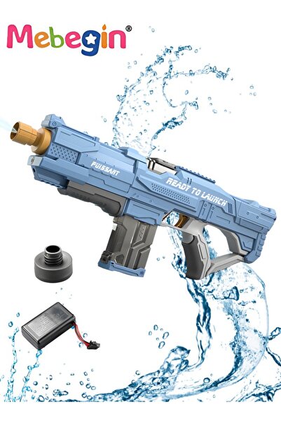 MEBEGIN مسدس ماء 44 سم، مسدس ماء كهربائي بسعة كبيرة، مسدس ماء بمدى طويل وسعة ...