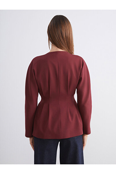 LC Waikiki V Yaka Peplum Kadın Ceket