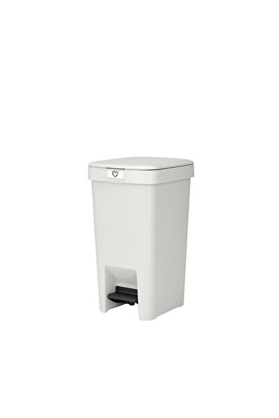 Brabantia StepUp Pedal Bin 1008476, 10 l, -friendly materials, Large opening, Light grey