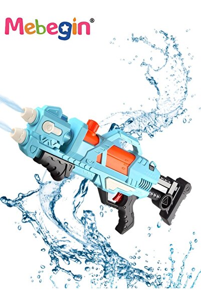 MEBEGIN مسدس ماء كهربائي 62*26 سم، مسدسات ماء قابلة للسحب بسعة كبيرة، مسدس ما...
