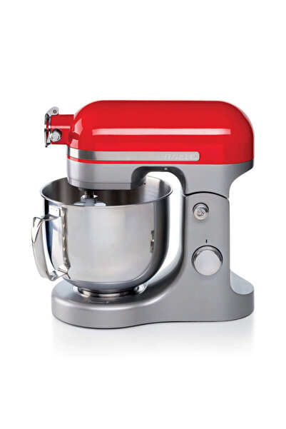 ARIETE Mixer planetar MODERNA 1589/00, 3200W, 5,5 l, 11 viteze, corp solid din aluminiu, roșu/inox