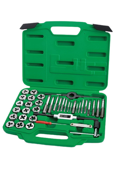 TOPTUL JGAI4001 kit, 40 pieces, steel, storage box for taps and dies