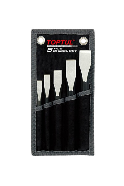 TOPTUL Set de dalti plate GPAQ0505, dimensiuni 10x140, 12x150, 15x160, 19x180...