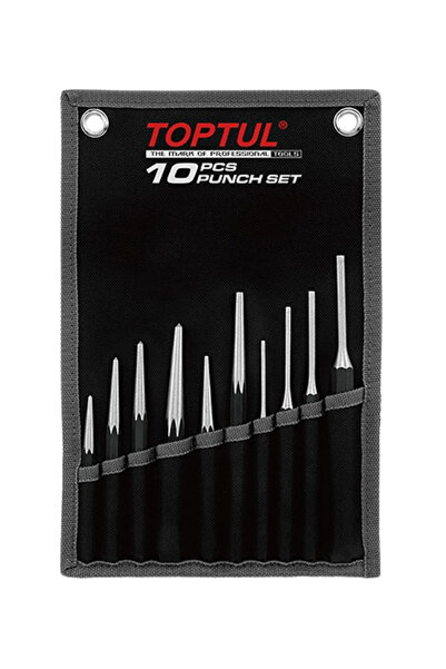 TOPTUL Set poansoane GPAQ1001, varf ascutit, varf plat, pentru extractie pini