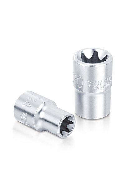 TOPTUL BAED1220 TOPTUL socket wrench, 3/8 inch square drive, star profile, E20 wrench size, length