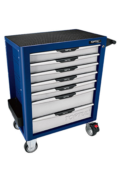 TOPTUL Dulap GE28210, mobil pentru scule cu 7 sertare, cu roți pentru deplasa...