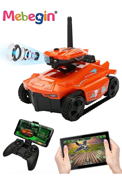 MEBEGIN لعبة سيارة تحكم عن بعد مع كاميرا عالية الدقة 720 بكسل قابلة للتعديل و...