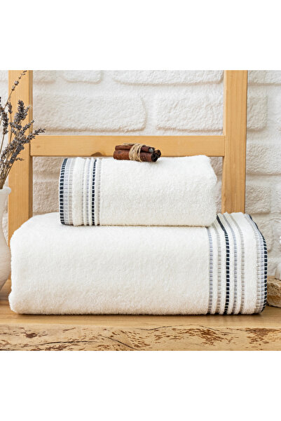 Schafer Home Rosy Dobby Towel 50X90 cm 1 Piece-Cream