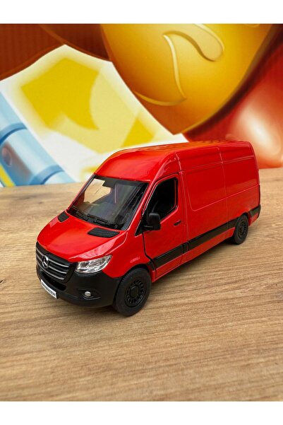 scntoys Mercedes-Benz Sprinter Kırmızı Araba Mercedes Diecast Kargo Arabası M...