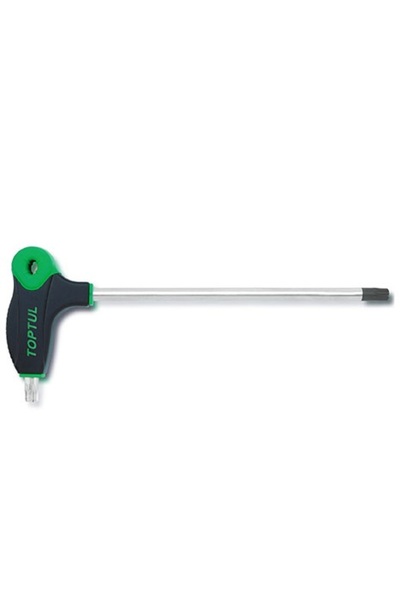TOPTUL AIED1514 Allen key with T handle, torx profile, dimensions T15, length 77x141 mm, chrome vanadium