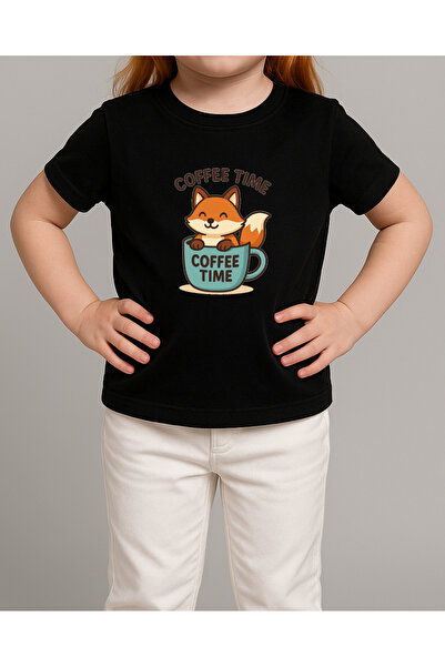 TREND YANKI تي شيرت للأطفال من الجنسين (قهوة تيلكي)