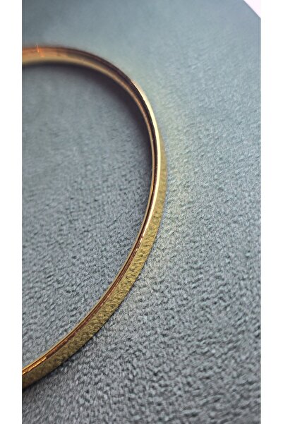 Zeyem Jewelry Boutiquee Sade Düz Çelik Bileklik Kalınlık 0,4mm