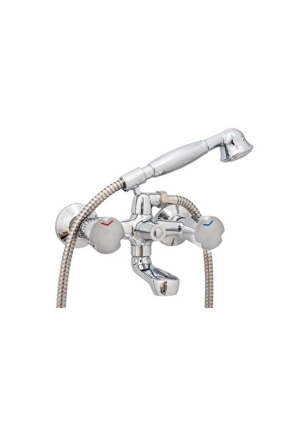 Trendy's Baterie cada TRENDY’S, montare pe perete , dubla comanda , crom lucios