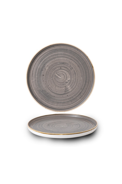CHURCHILL Stonecast Peppercorn Grey Dinner Plate, 27.5cm