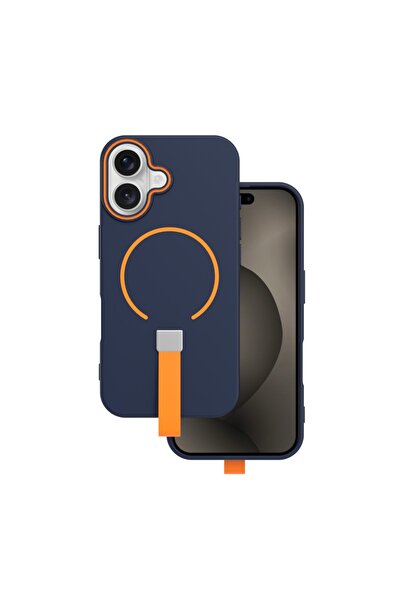 bzstore Husa pentru Iphone 17, Loop Thin cu magsafe, dark blue