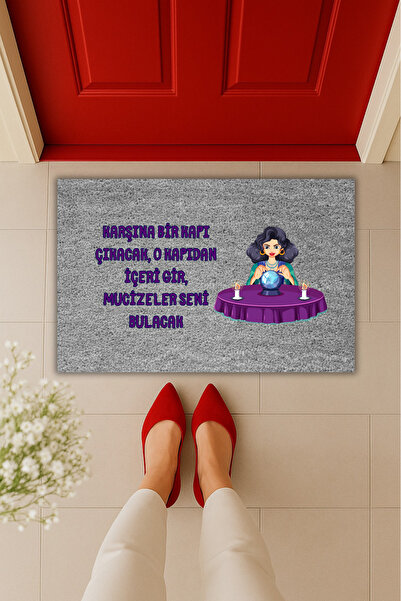 Dormot Yüksek Kaliteli Modern Dijital Baskı-Mucizeler Seni Bulacak Paspas 70x...