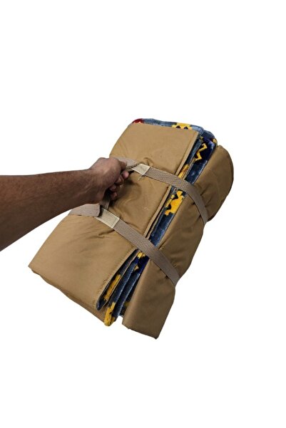 smart home Premium Heritage Floor Seating Set for Home, Camping – Set of 2 Mats-200x70 cm+ 2 Marakesh-45x20 cm