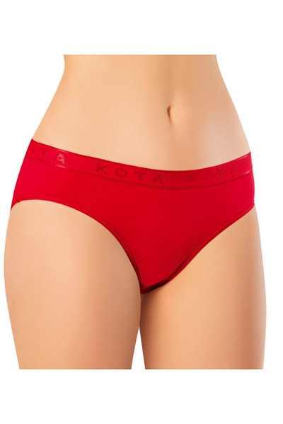 Astra Plus Γυναικεία Ζακάρ Εσώρουχα Ποικιλία Χρωμάτων και Σχεδίων Πακέτο 6 τεμαχίων - Πολλαπλά Χρώματα - ASTPSKOPTAA50L21-COK