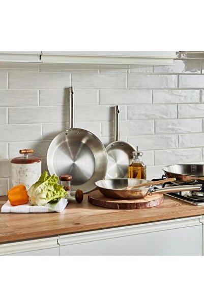 Generic Argent Tripro Tri-Ply Stainless Steel Induction Base Fry Pan - 28 cm