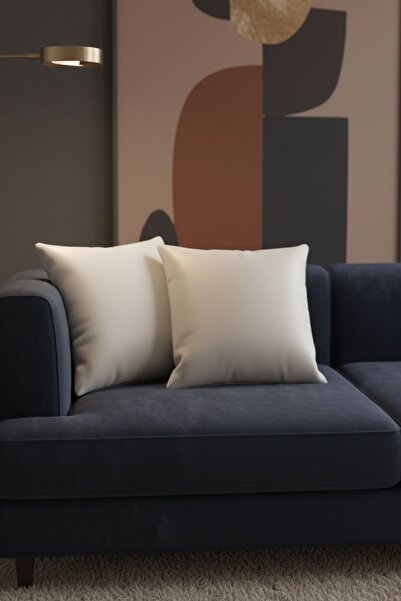 Soyoe Set de 2 huse de pernă din piele, pernă decorativă, husă de pernă din p...