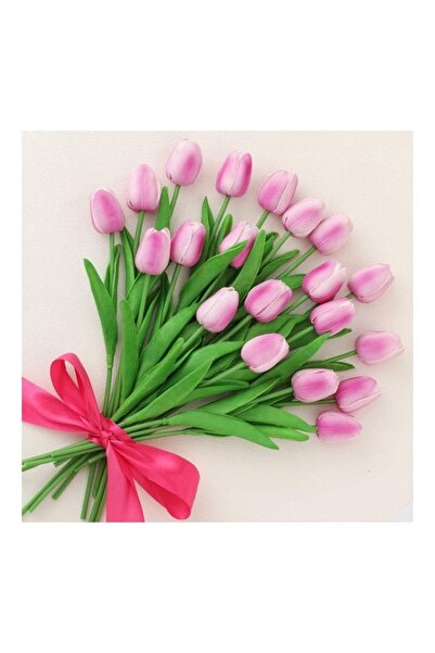 HALAMODO 20 Tulip Flowers Artificial Multicolour One Size