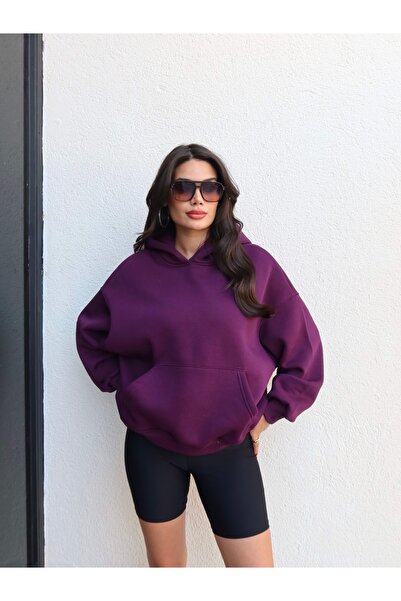 ESRAHELVACI Φούτερ με τσέπη με σχέδιο καγκουρό