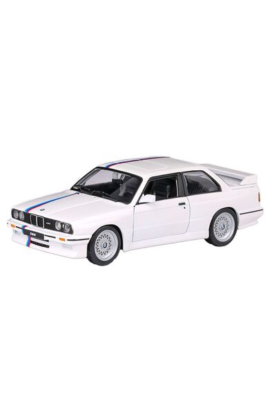 BBURAGO BMW M3 E30 1988 White - 1/24