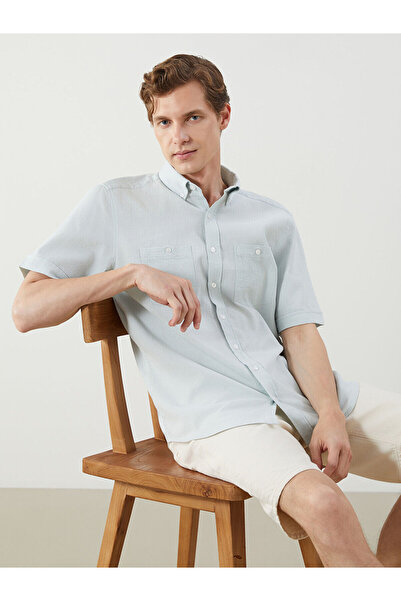 LC Waikiki Vizyon New Season Regular Fit Men's Textured Shirt