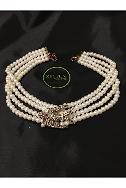 ZEYTUN AKSESUAR Kırlangıç Choker Tasma Kolye “Her özel günde göz kamaştırın ✨”