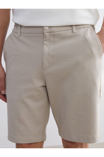 LC Waikiki Bej Standart Kalıp Erkek Şort