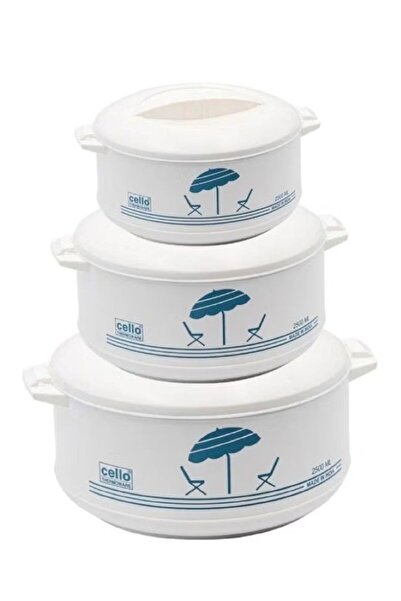CELLO Cello Food Container Set - 3 Pieces 2500ml, 3500ml, 5000ml